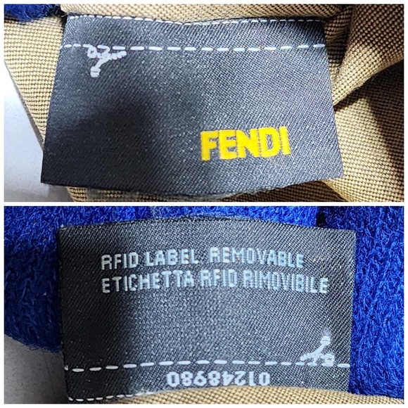 Fendi Multicolored Zucca Coated Canvas Large Roll Tote Bag - Picture 11 of 15